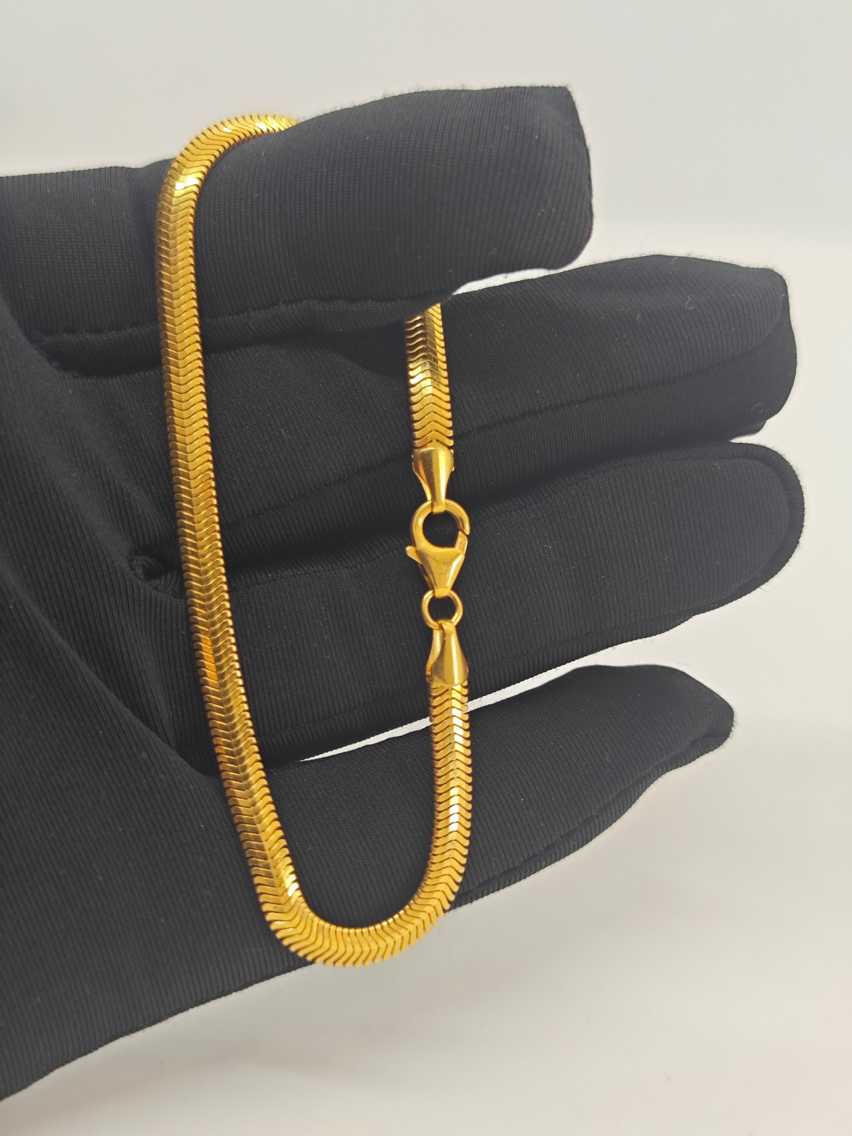 Balık Sırtı 22 Ayar Altın Bileklik