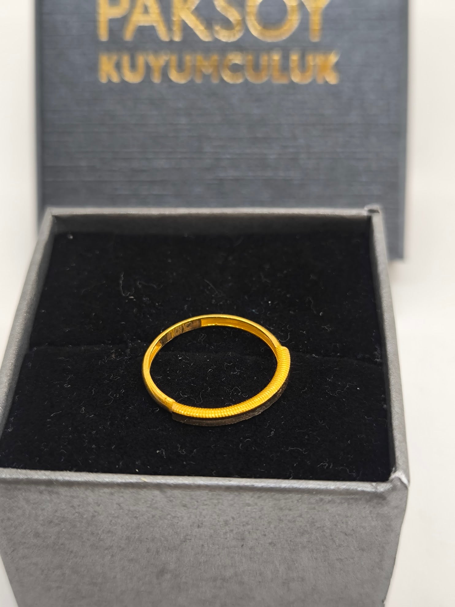 Ajda Yüzük 22 Ayar Altın Yüzük Y000616