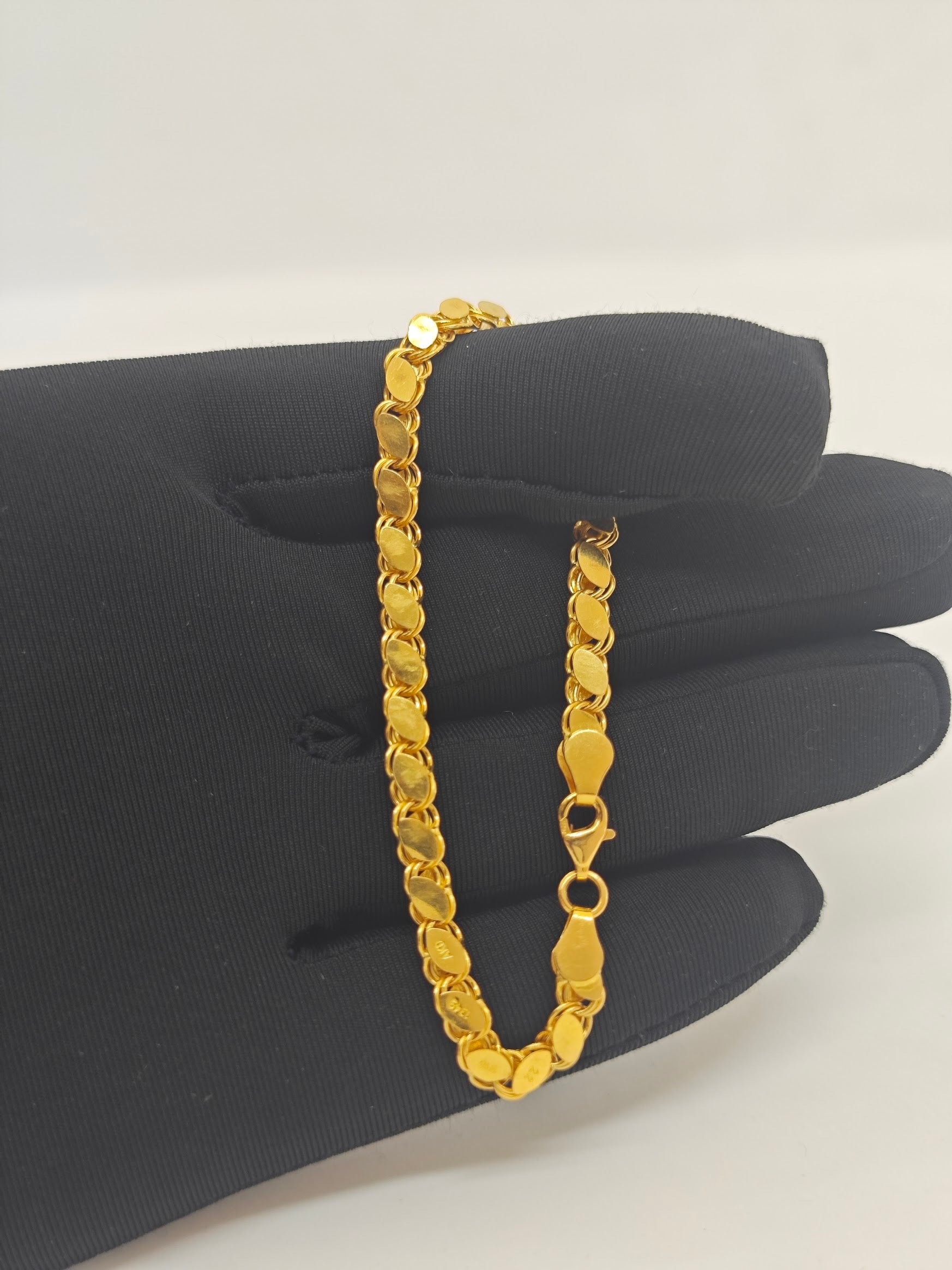 22 Ayar Pulu Altın Bilezik