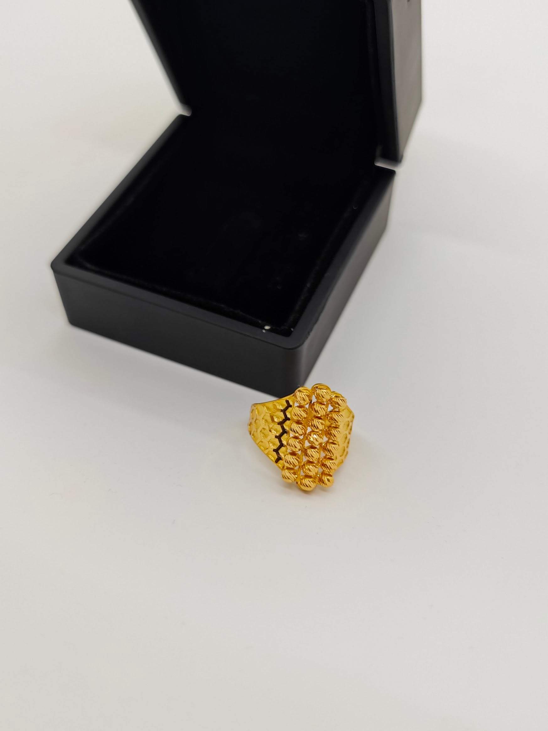 3 Sıra Dorikalı Altın Yüzük 22 Ayar