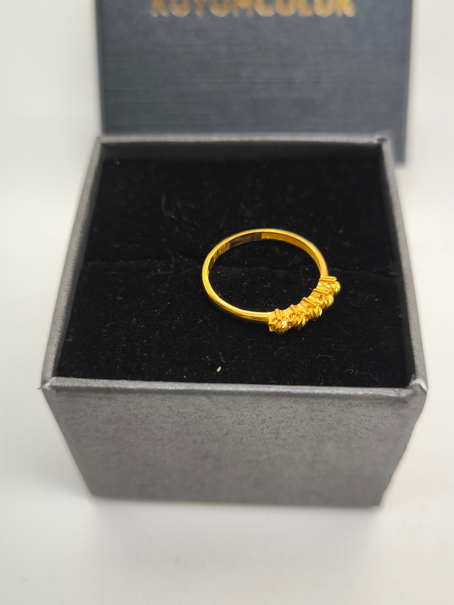 Beş Taş Dorikalı Yüzük 22 Ayar Altın Yüzük Y000631