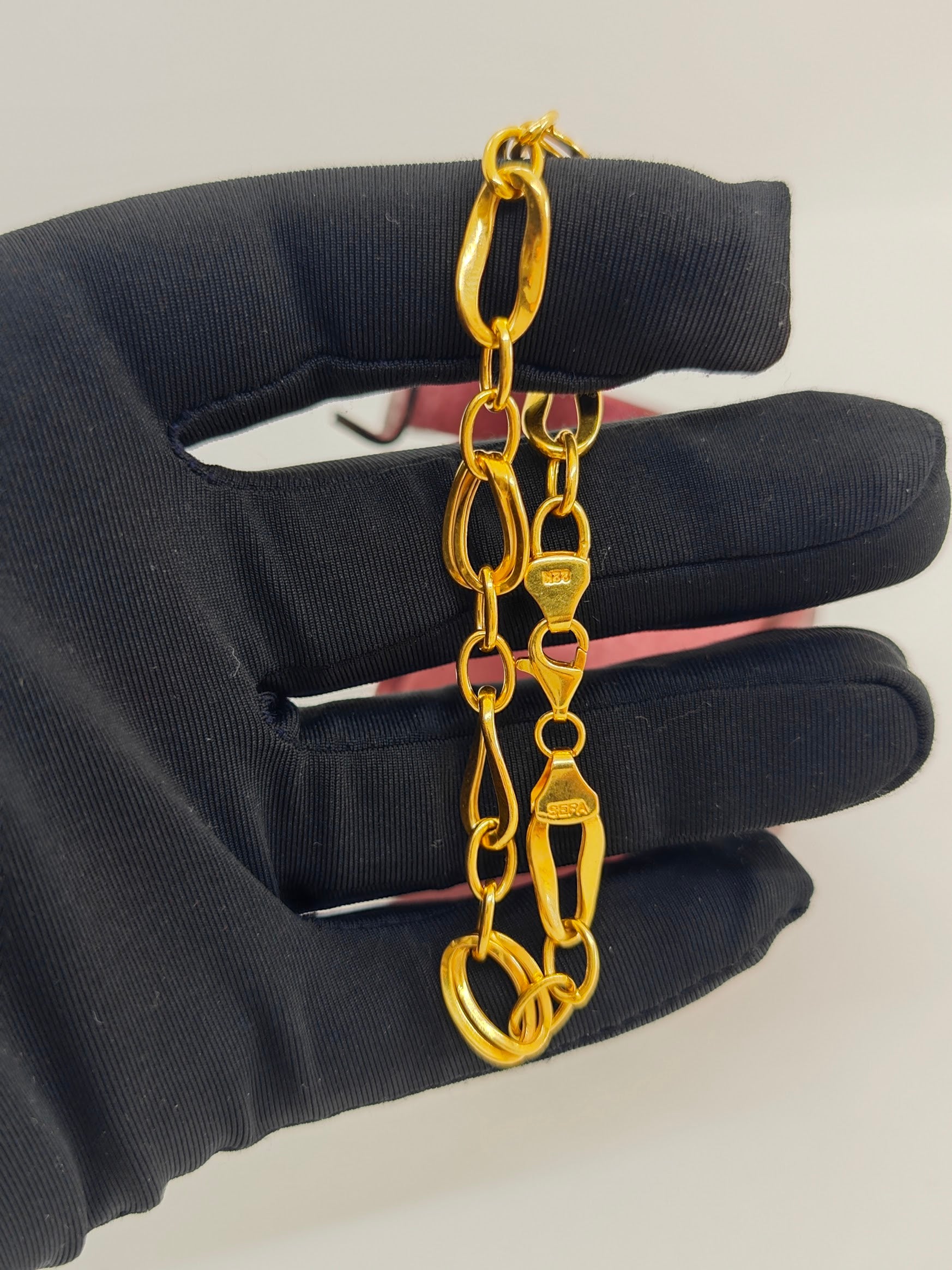 Zarif Ve Şık 22 Ayar Altın Bileklik