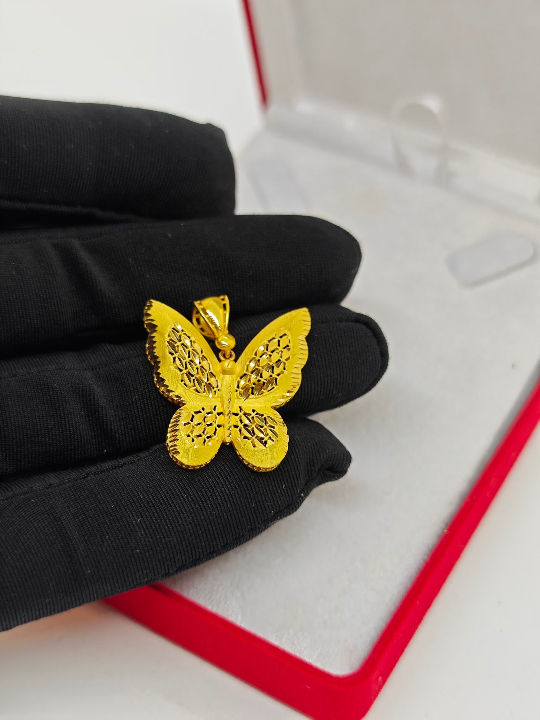 Kelebekli Başak Serisi Kolye Ucu