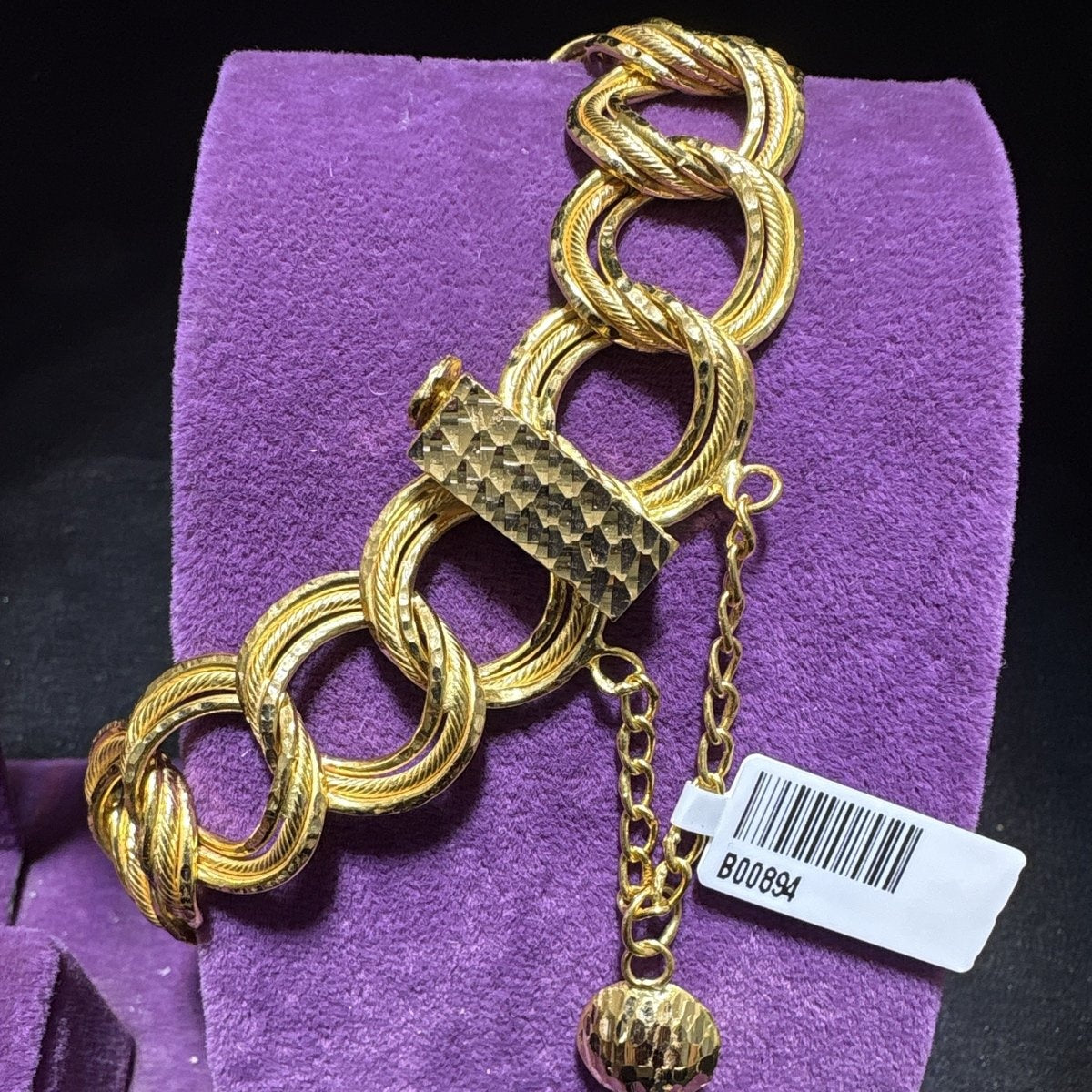 22 Ayar Altın Bileklik Samanyolu Özel Tasarım 16.55gr Kadın - B00894