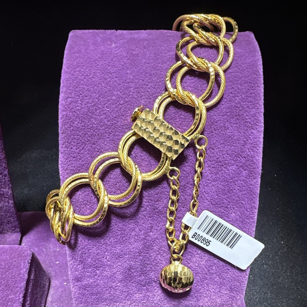 22 Ayar Altın Bileklik Modern Lüks Tasarım 11.69gr Kadın - B00895