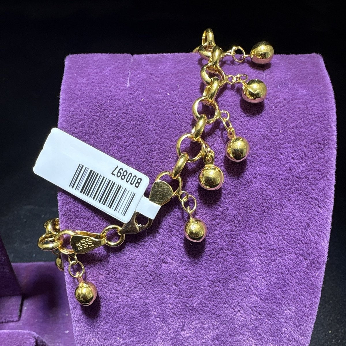 22 Ayar Altın Tohumlu Bileklik Saygılı Modern Tasarım 6.46gr Hediye - B00897