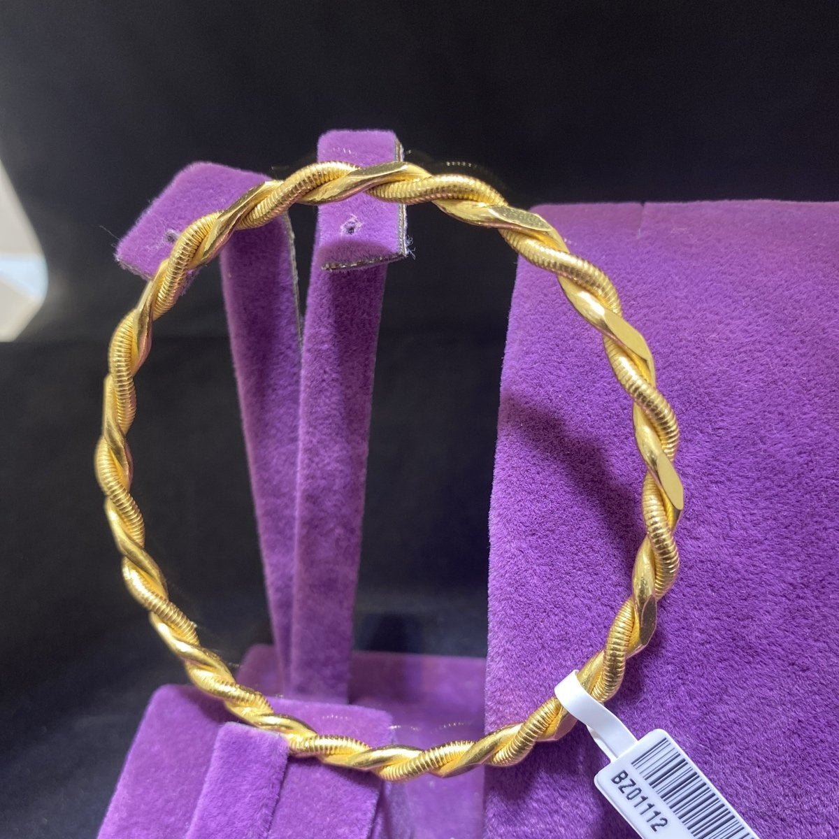 22 Ayar Altın Bilezik Kıvırcık Tasarım 32.29gr Kadın - BZ01114