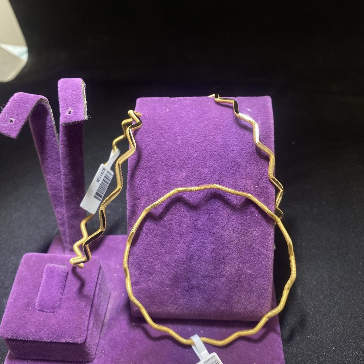 22 Ayar Altın Bilezik Zigzag Ajda 10.05gr Kadın - BZ01128