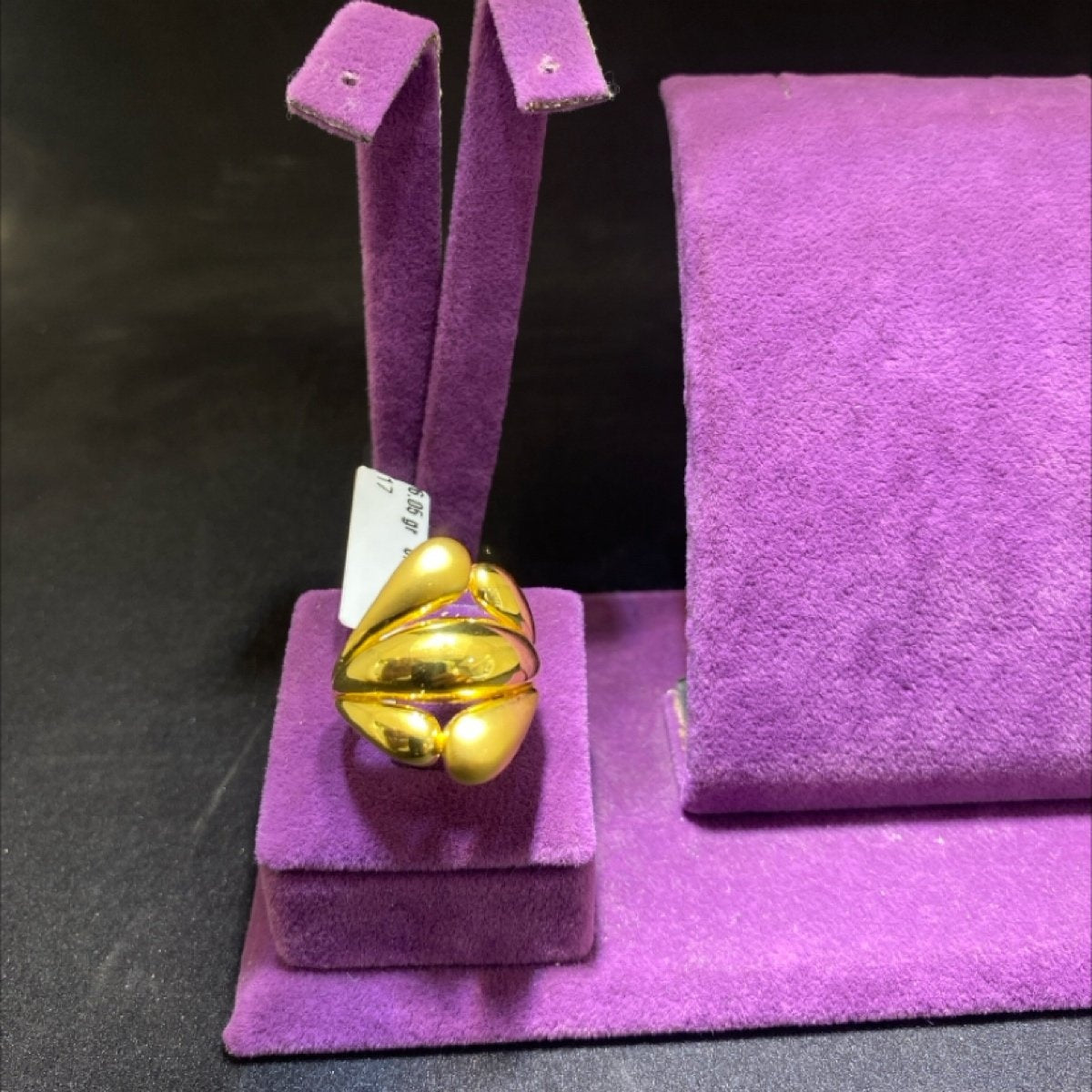 22 Ayar Altın Yüzük Modern Tasarım 6.05gr 17 Numara Kadın - Y00999