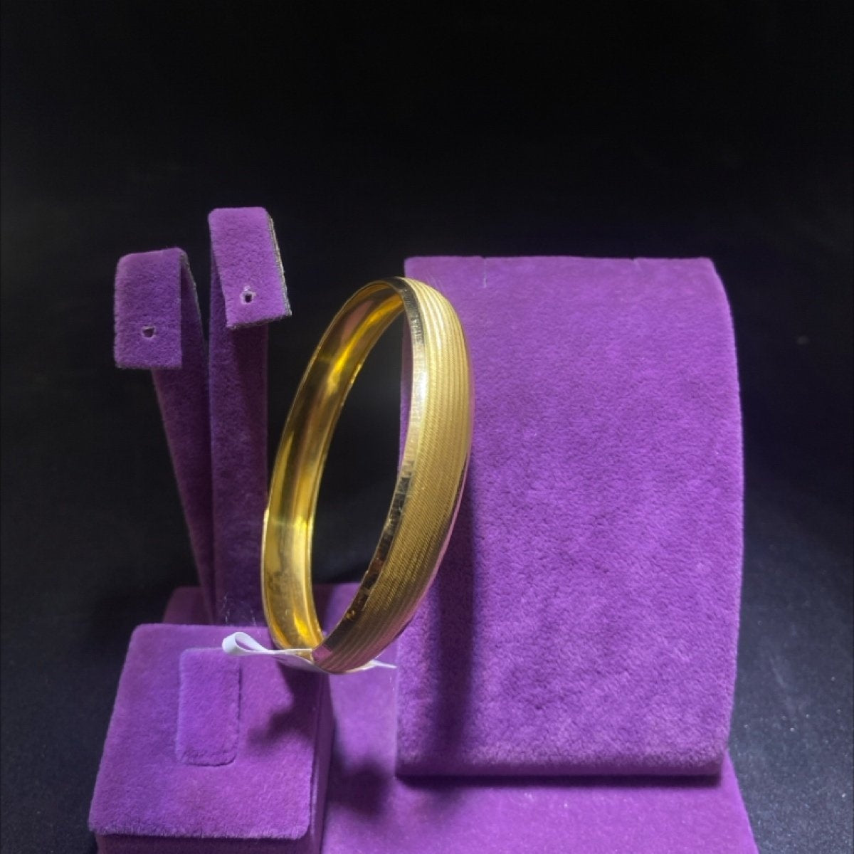 22 Ayar Altın Bilezik Şarnel Kumlu Özel Tasarım 10.77gr Kadın - BZ01143