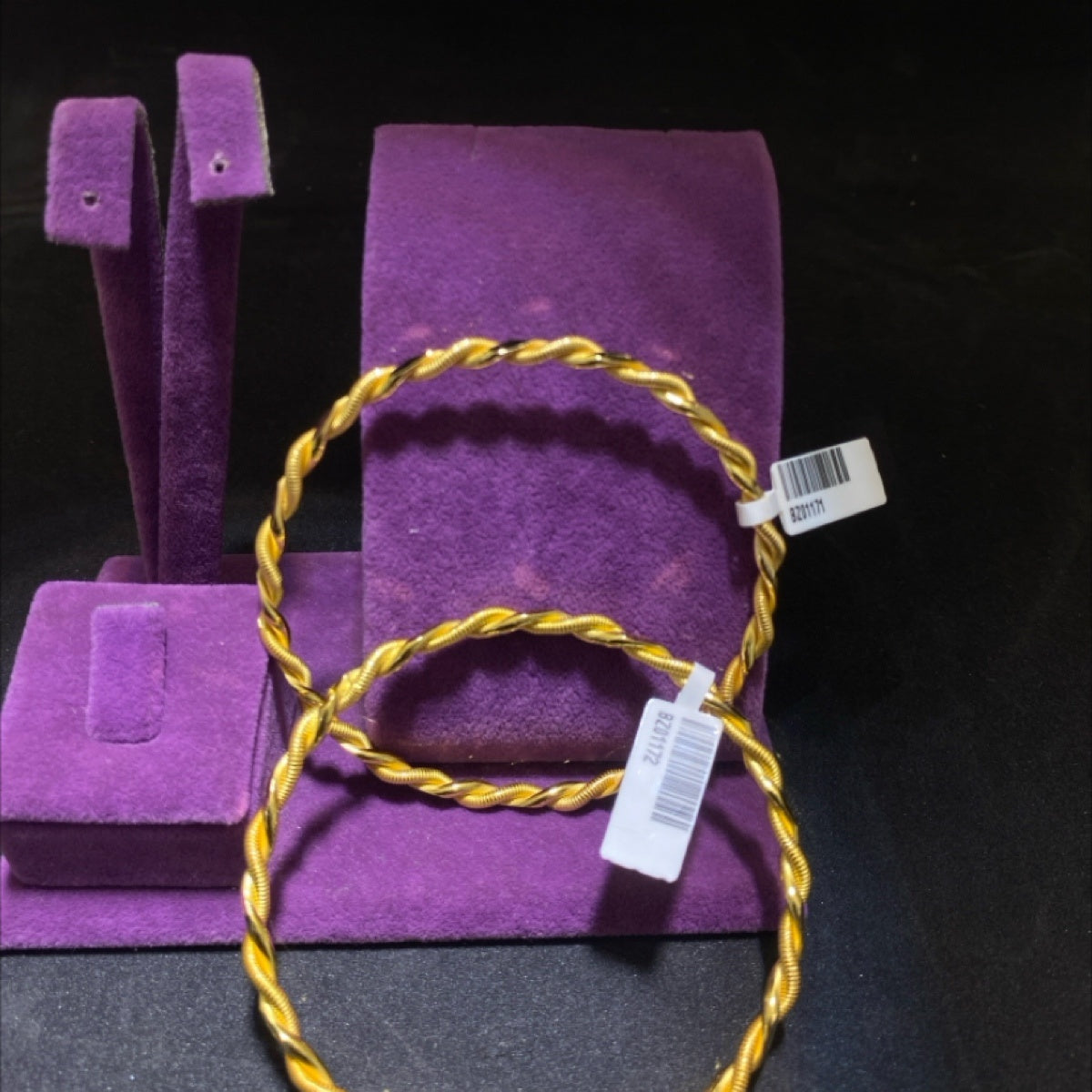 22 Ayar Altın Bilezik Kıvırcık Modern Tasarım 24.77gr Kadın - BZ01171