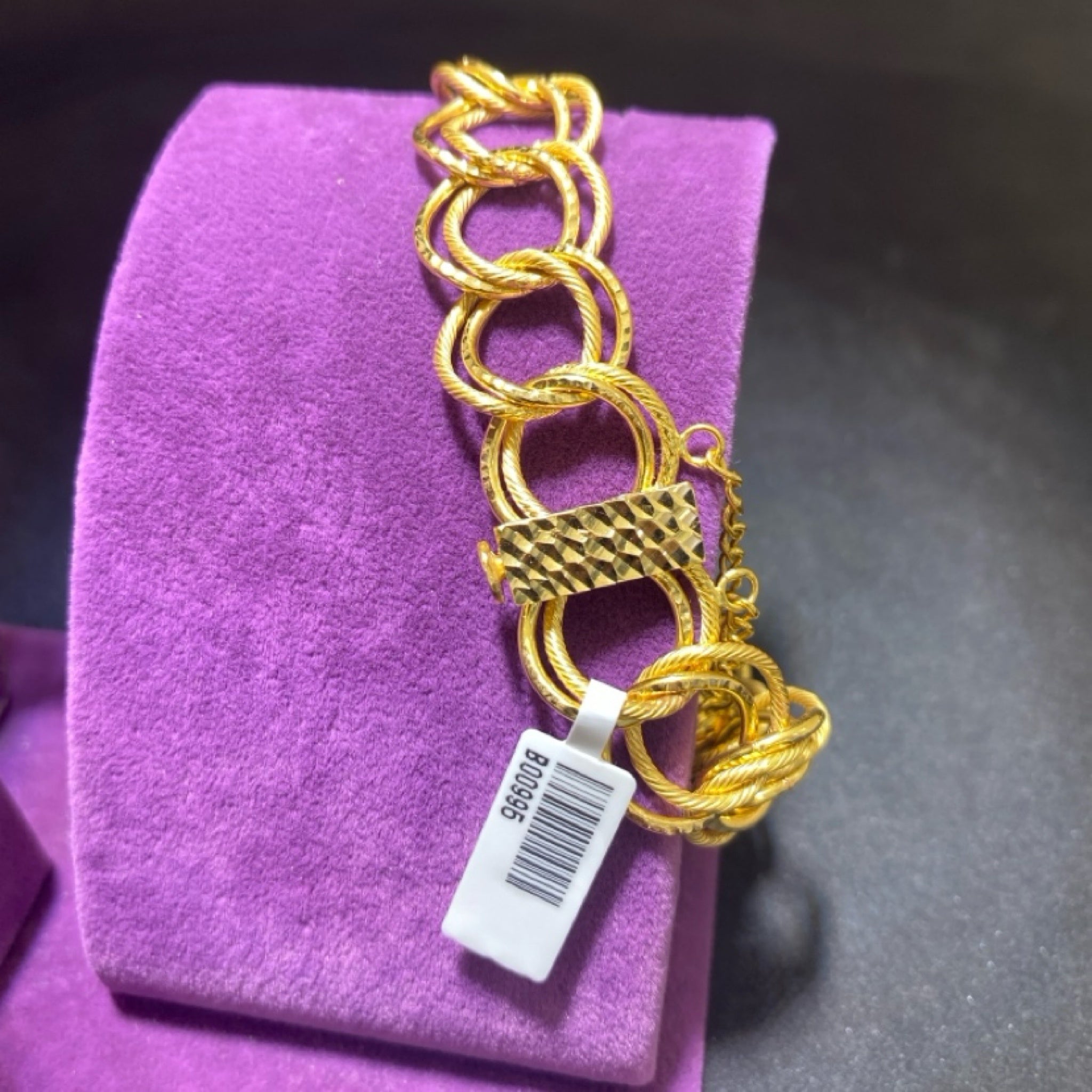 22 Ayar Altın Bileklik Samanyolu Modern Tasarım 14.61gr Kadın - B00995