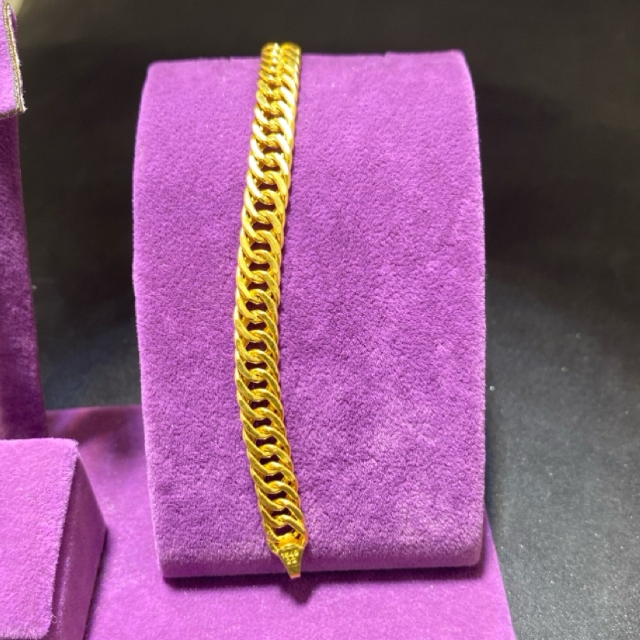 22 Ayar Altın Bileklik Kartiyer Özel Tasarım 7.83gr 19 CM Kadın - B01010