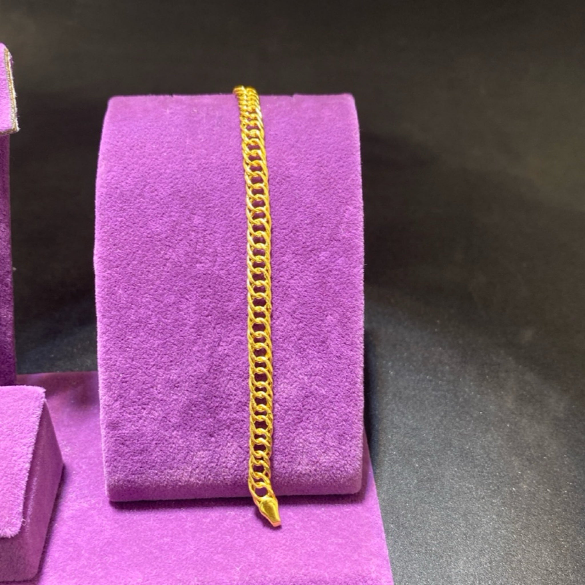 22 Ayar Altın Bileklik Kartiyer Modern Tasarım 2.85gr 20 CM Kadın - B00980