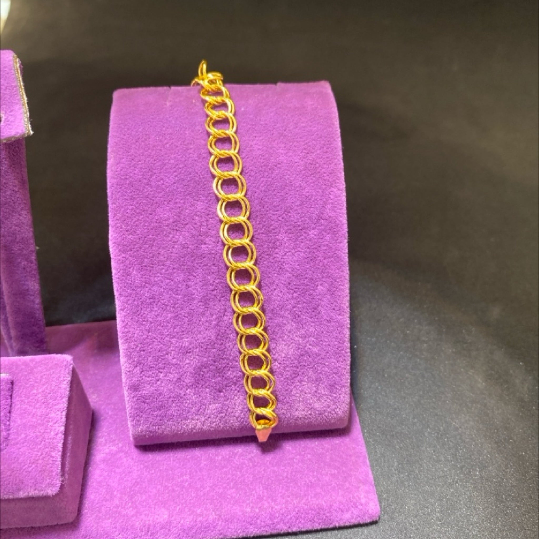 22 Ayar Altın Bileklik Samanyolu Modern Tasarım 3.71gr 20 CM Kadın - B00979