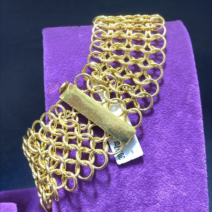 22 Ayar Altın Bileklik Prenses Tasarım 30.97gr Kadın - B01021