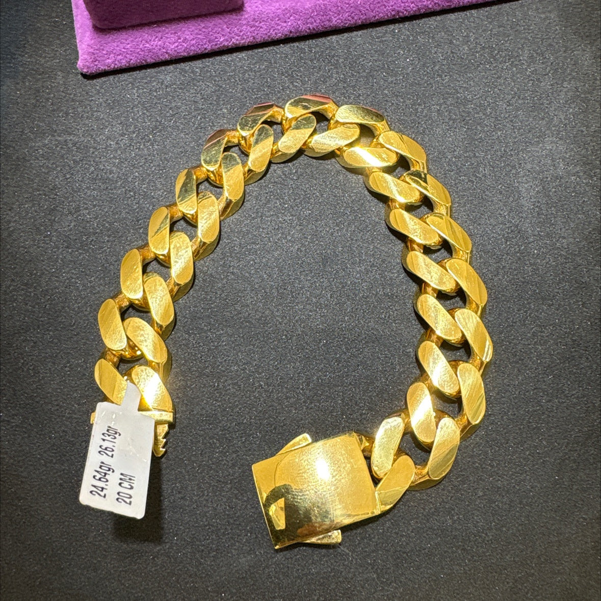 22 Ayar Altın Bileklik Paksoy Modern Tasarım 24.64gr 20 CM Kadın - B00971