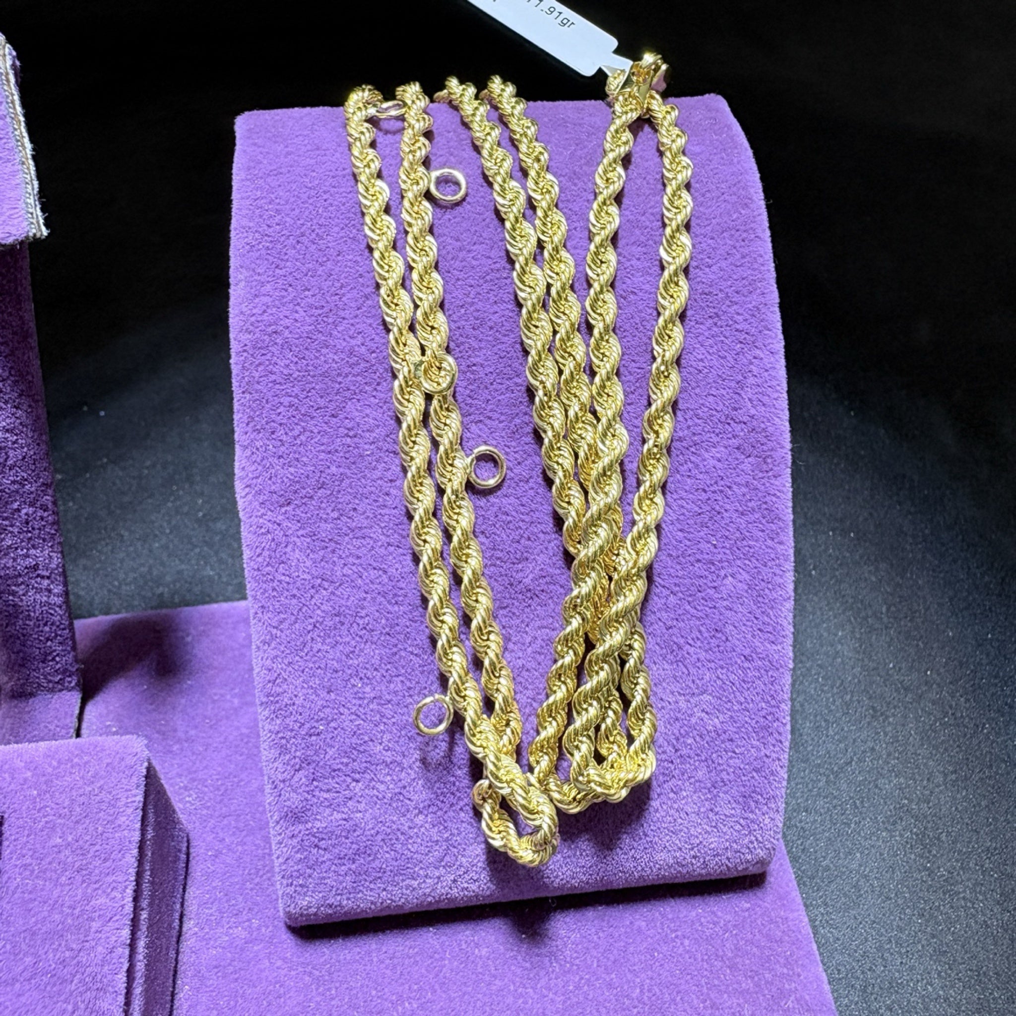 22 Ayar Altın Halat Tasarım Paksoy 10.87gr 65CM Hediye - H00207