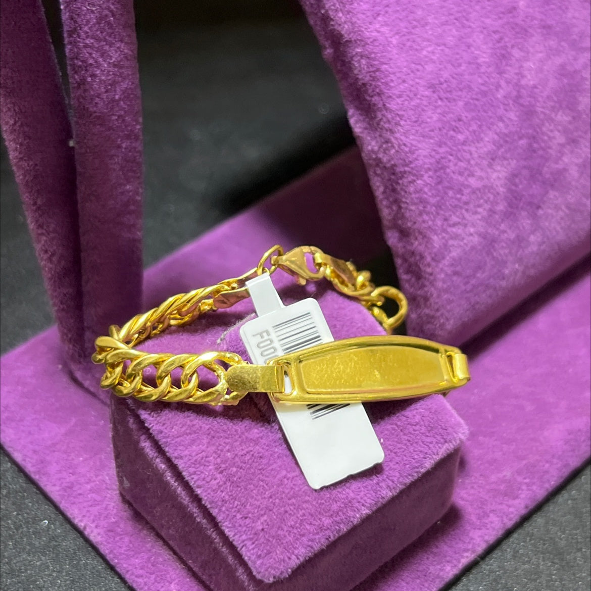 22 Ayar Altın Çocuk Künye Özel Tasarım 4.61gr Hediye - F00025