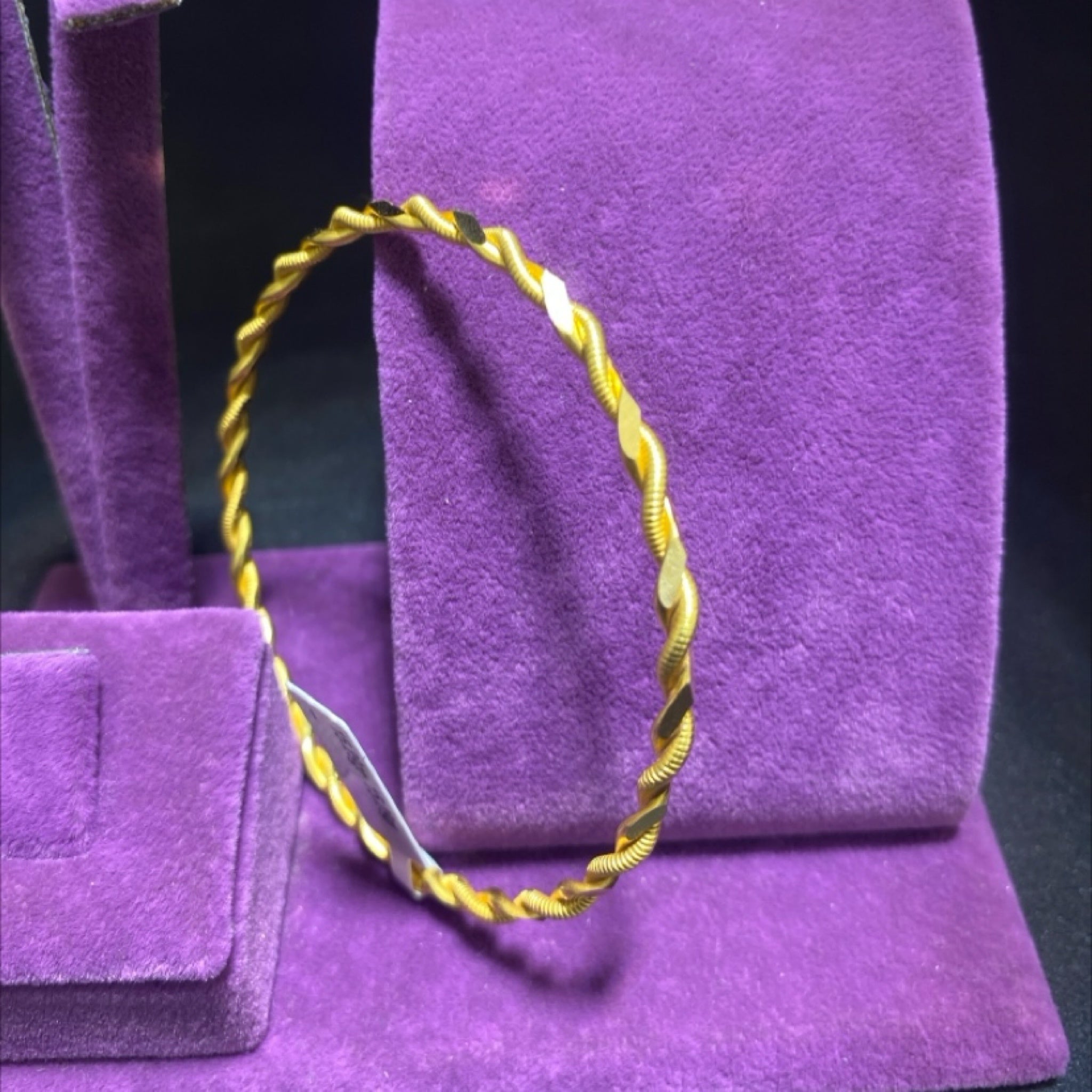 22 Ayar Altın Bilezik Kıvırcık Tasarım 15.29gr Kadın - BZ01216