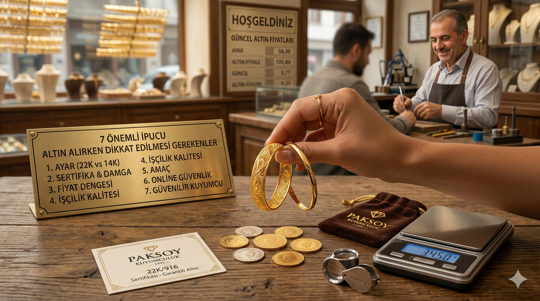 Altın Alırken Dikkat Edilmesi Gereken 7 Şey