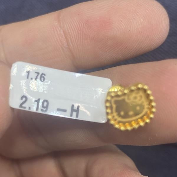 Hello Kitty Tasarım 22 Ayar Altın Çocuk Küpesi 2.19gr Standart - 09CK007