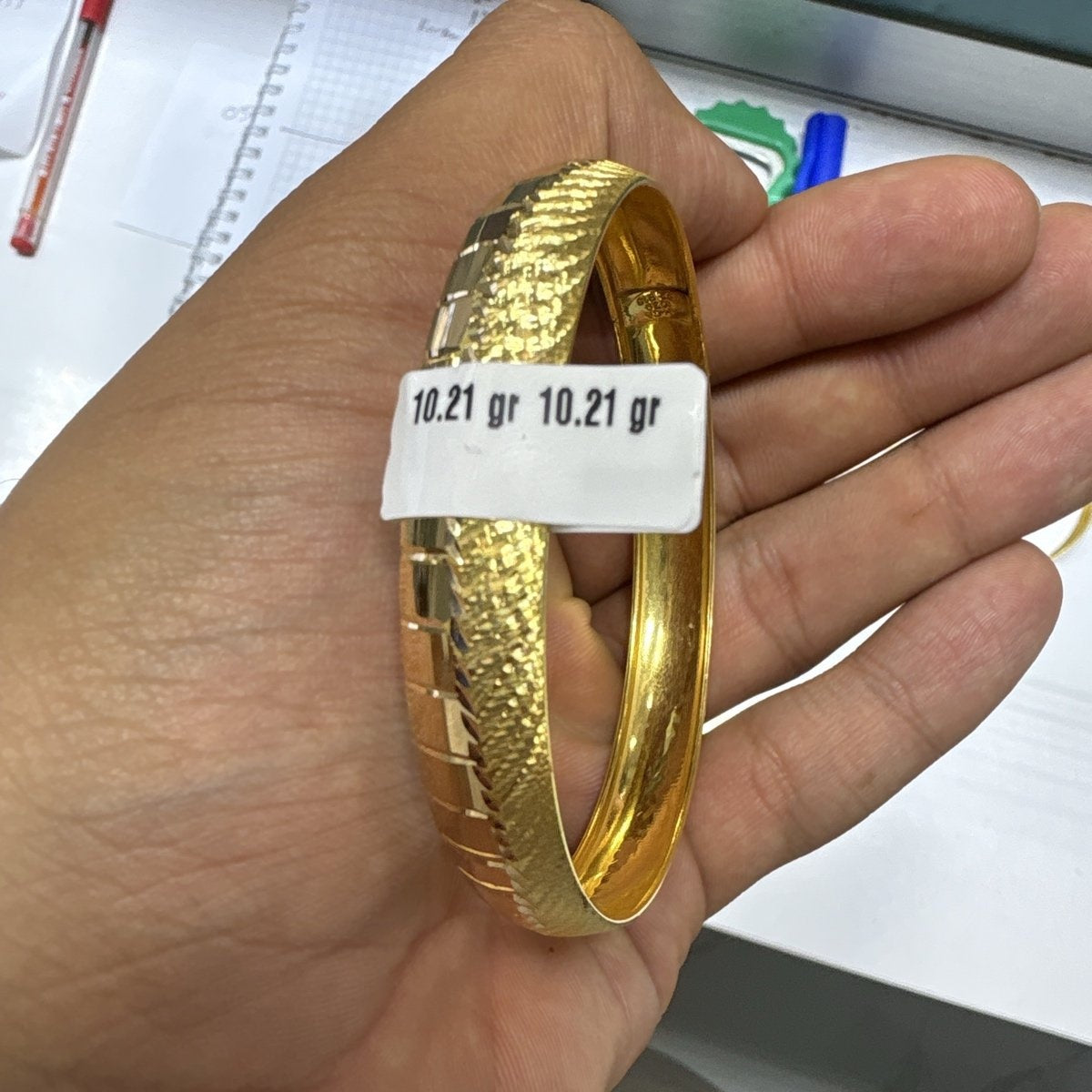 22 Ayar Altın Bilezik Yılan Özel Tasarım 10.21gr Kadın - BZ00798