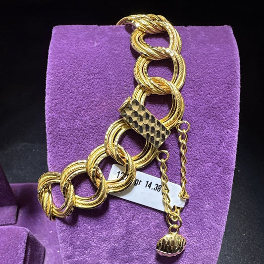 22 Ayar Altın Bileklik Modern Lüks Tasarım 13.28gr Kadın - B00893