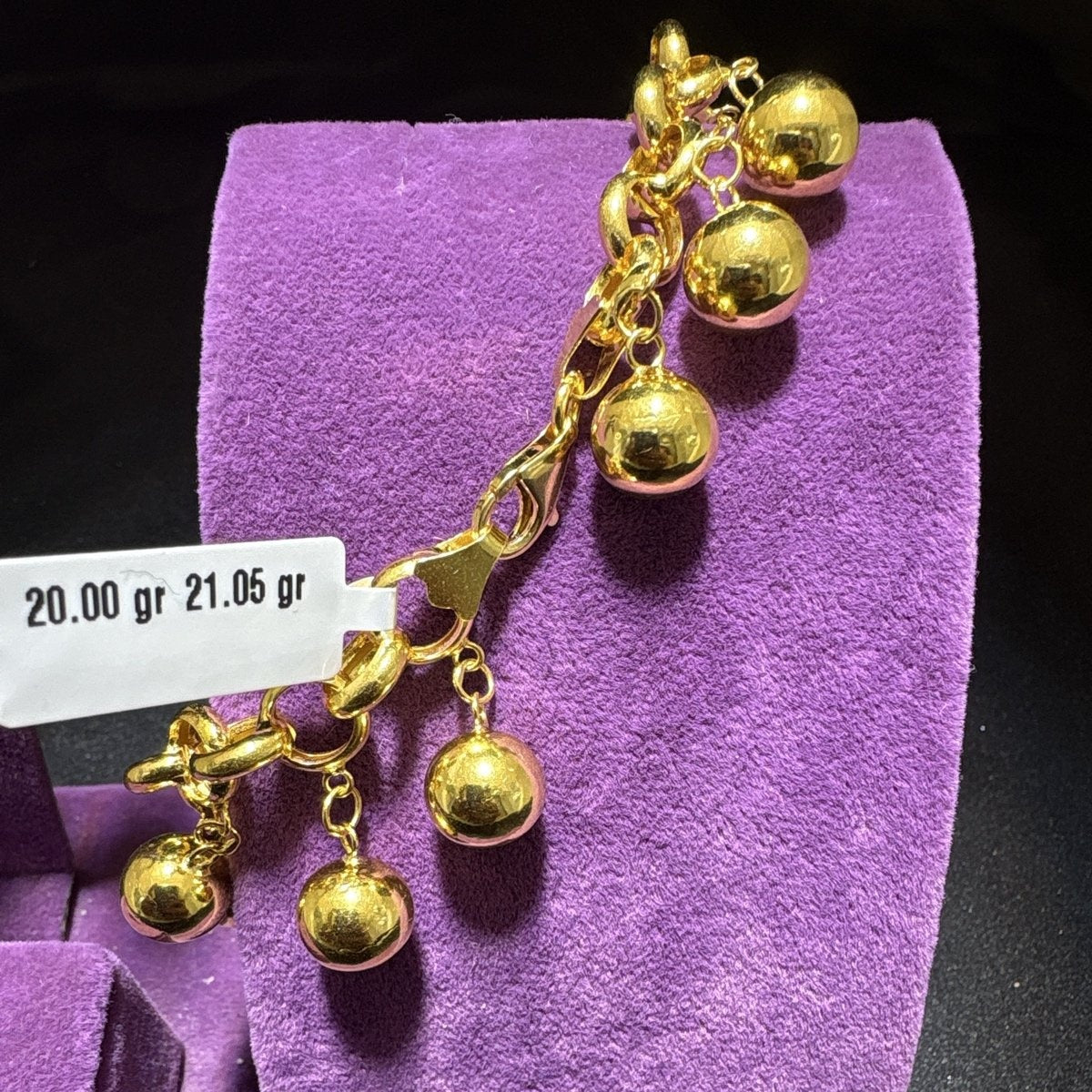 22 Ayar Altın Bileklik Modern Lüks Tasarım 20.00gr Kadın - B00896