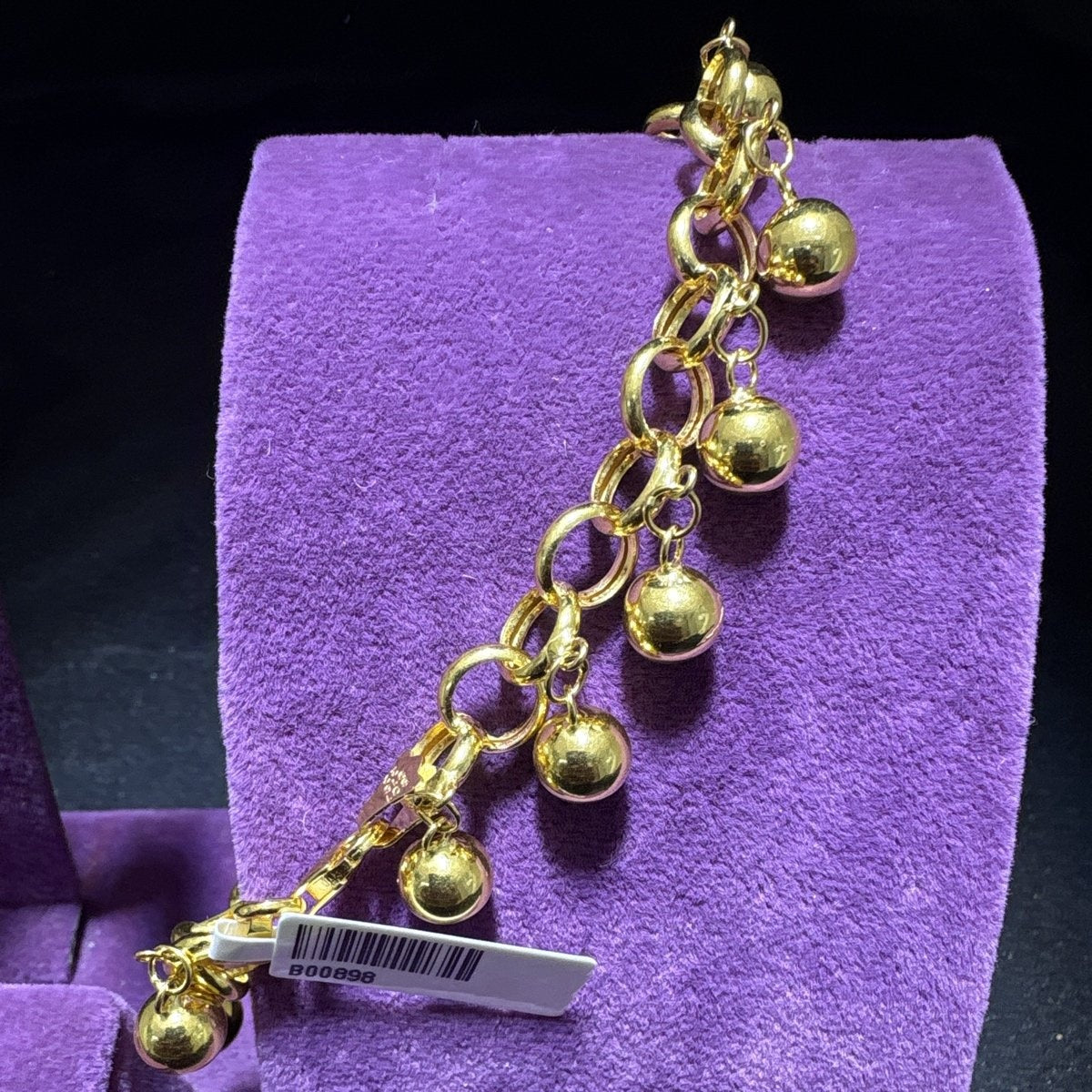 22 Ayar Altın Tohumlu Bileklik Saygılı Modern Tasarım 13.29gr Hediye - B00898