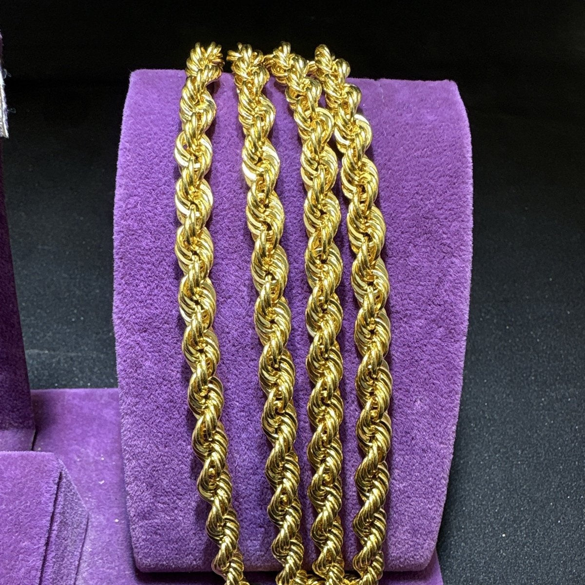 22 Ayar Altın Halat Zincir Modern Tasarım 29.66gr 70 CM Hediye - H00191