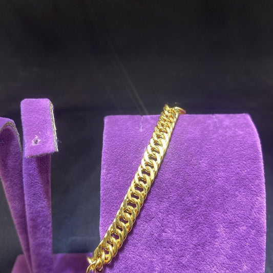 22 Ayar Altın Bilezik Saygılı Özel Tasarım 7.66gr 19 CM Kadın - B00905