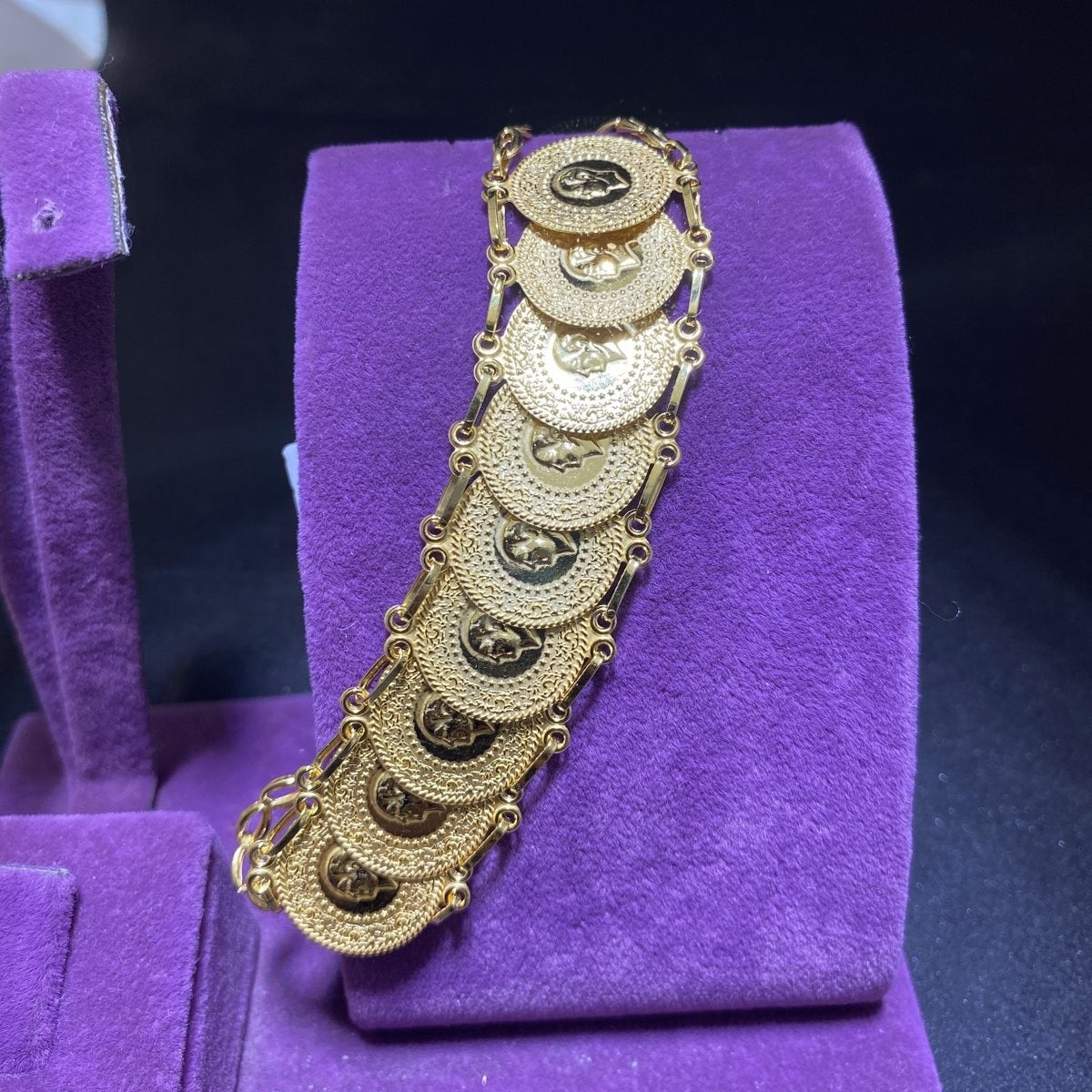 22 Ayar Altın Bileklik Gurmet Özel Tasarım 21.73gr Kadın - B00911