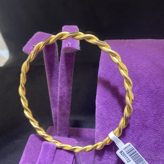 22 Ayar Altın Bilezik Kıvırcık Tasarım 32.29gr Kadın - BZ01114