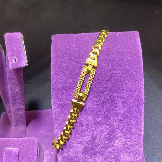 22 Ayar Altın Bileklik Kartiyer Modern Tasarım 10.20gr Kadın - B00916