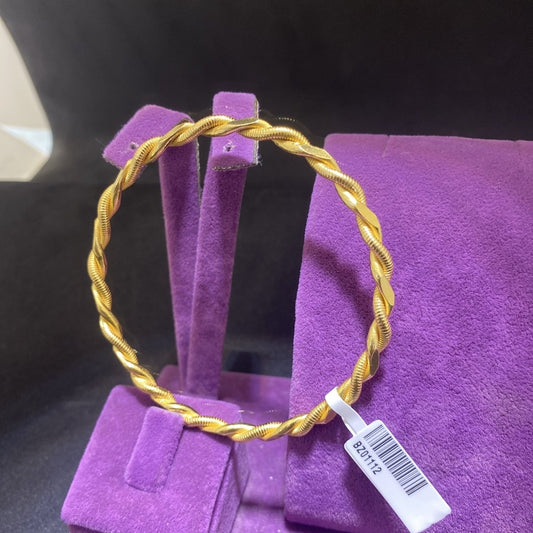 22 Ayar Altın Bilezik Kıvırcık Tasarım 30.06gr Kadın - BZ01113