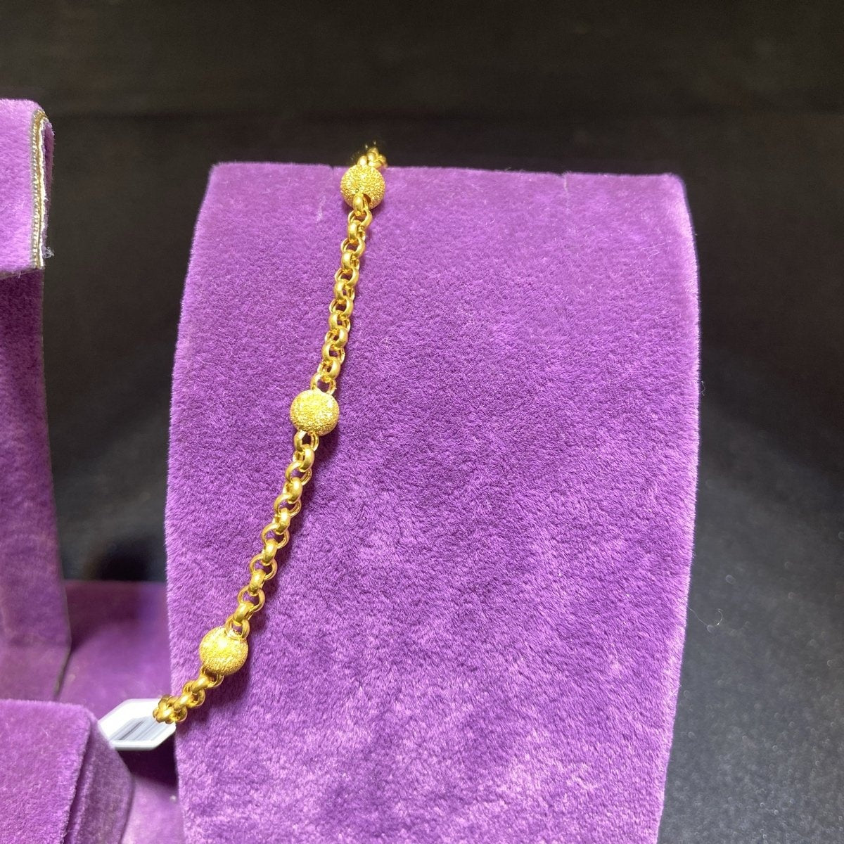 22 Ayar Altın Tohumlu Bileklik Özel Tasarım 4.26gr Kadın - B00917