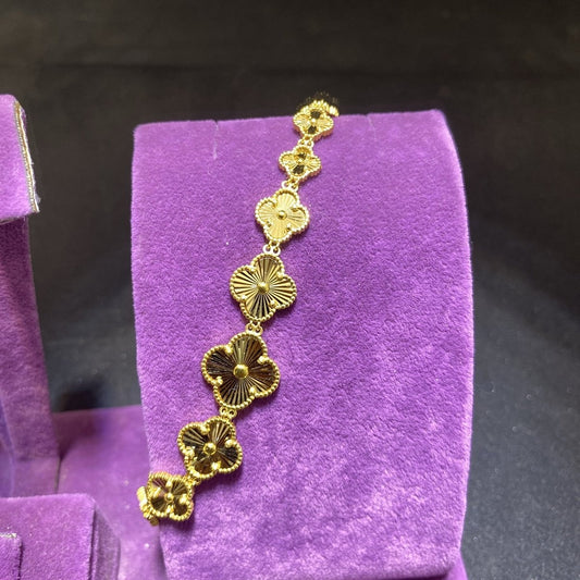 22 Ayar Altın Bileklik Yonca Özel Tasarım 12.01gr Kadın Paksoy Kuyumculuk - B00914