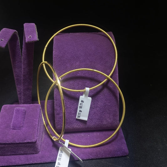 22 Ayar Altın Bilezik Zahit Geyik Özel Tasarım 10.11gr Hediye - BZ01117