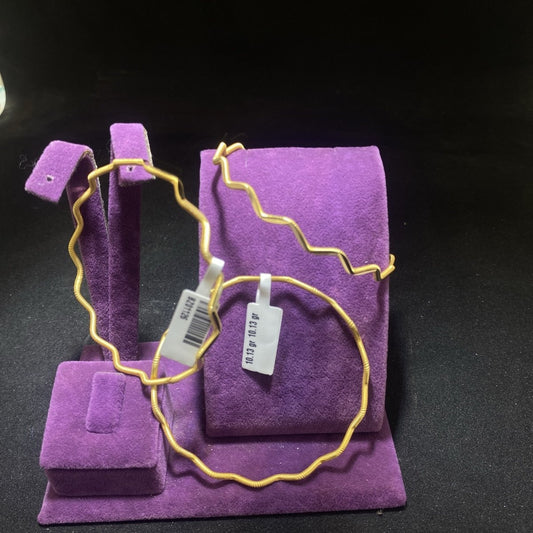 22 Ayar Altın Bilezik Zigzag Ajda Modern Tasarım 10.13gr Kadın - BZ01123