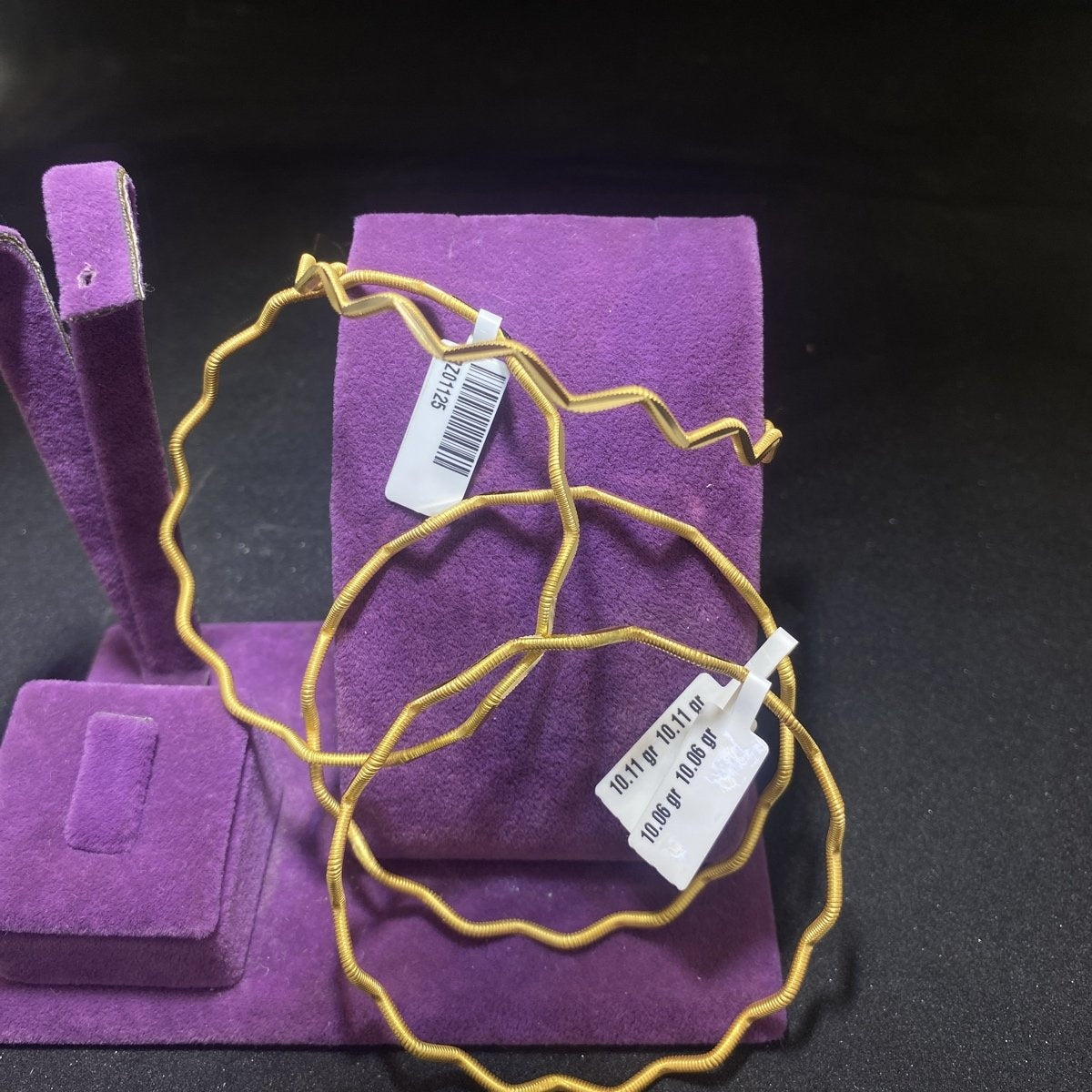 22 Ayar Altın Bilezik Zigzag Modern Tasarım 10.13gr Kadın - BZ01126