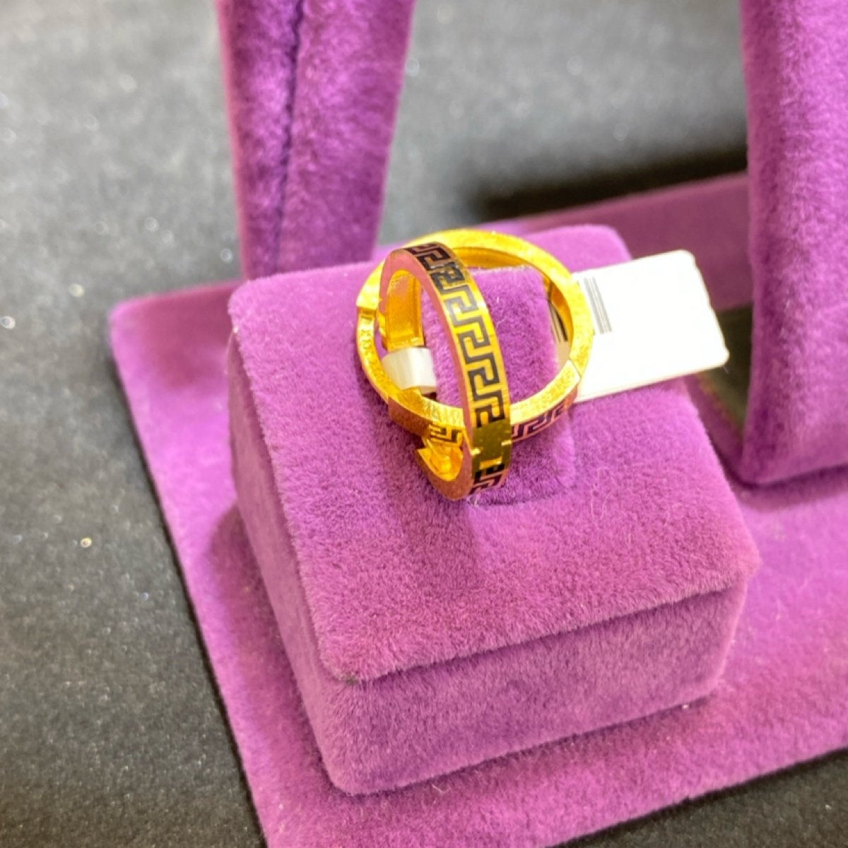 22 Ayar Altın Halka Küpe Modern Tasarım 3.80gr Kadın - K00901