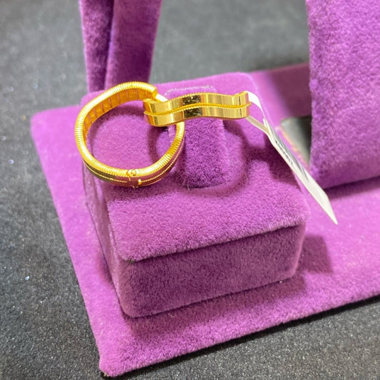 22 Ayar Altın Küpe Ajda Modern Tasarım 3.72gr Kadın - K00907