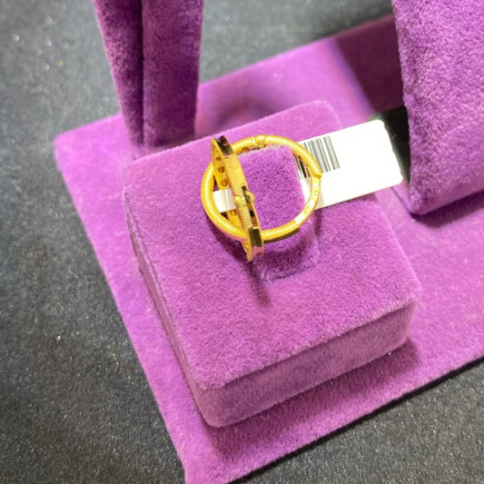 22 Ayar Altın Küpe Ajda Modern Tasarım 2.23gr Kadın - K00911