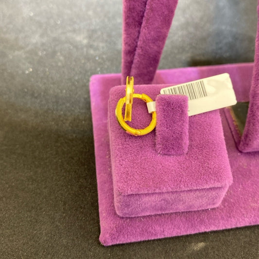 22 Ayar Altın Küpe Ajda Modern Tasarım 1.92gr Kadın - K00912