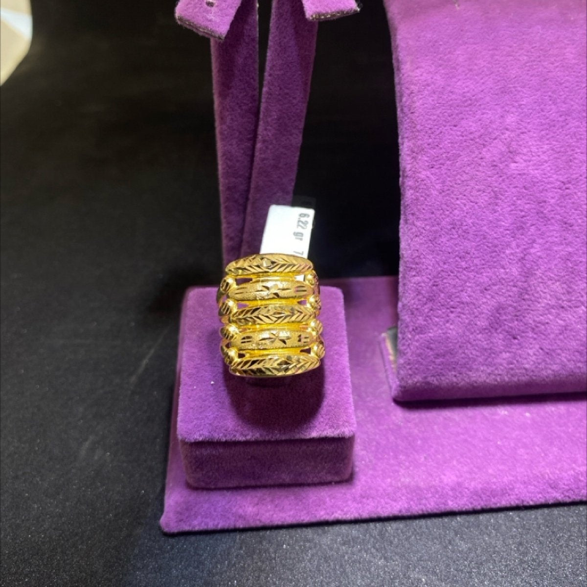 22 Ayar Altın Yüzük Kaburga Modern 6.22gr Kadın - Y00947