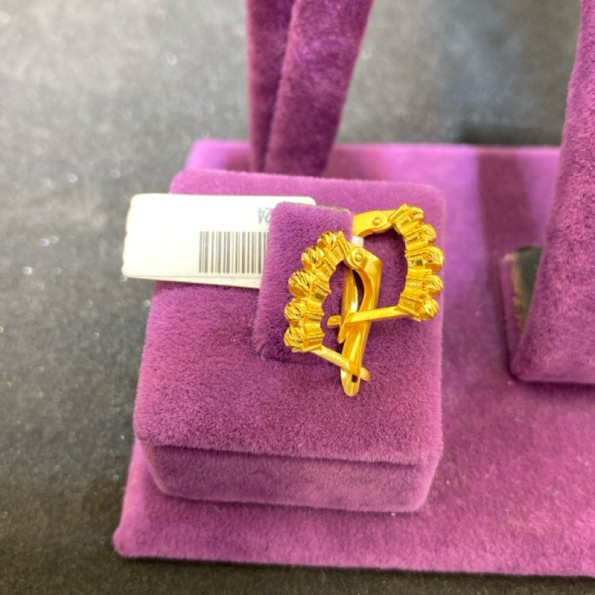 22 Ayar Altın Küpe Dorikalı Modern Tasarım 2.76gr Kadın - K00924