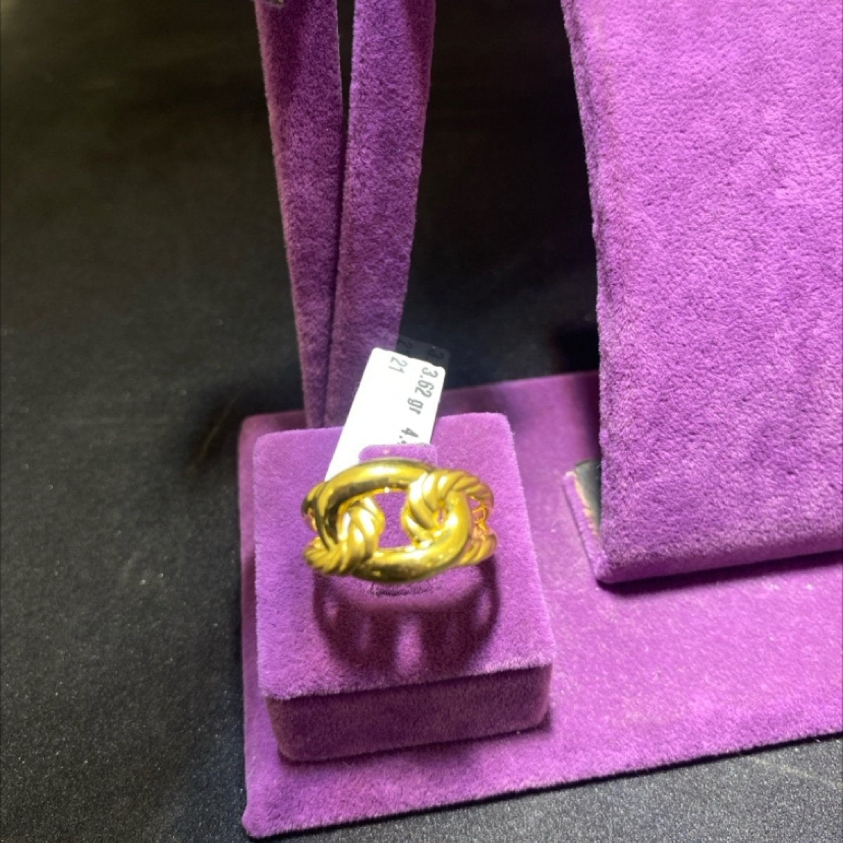 22 Ayar Altın Yüzük Paksoy Modern Tasarım 3.62gr 21 Numara - Y00974