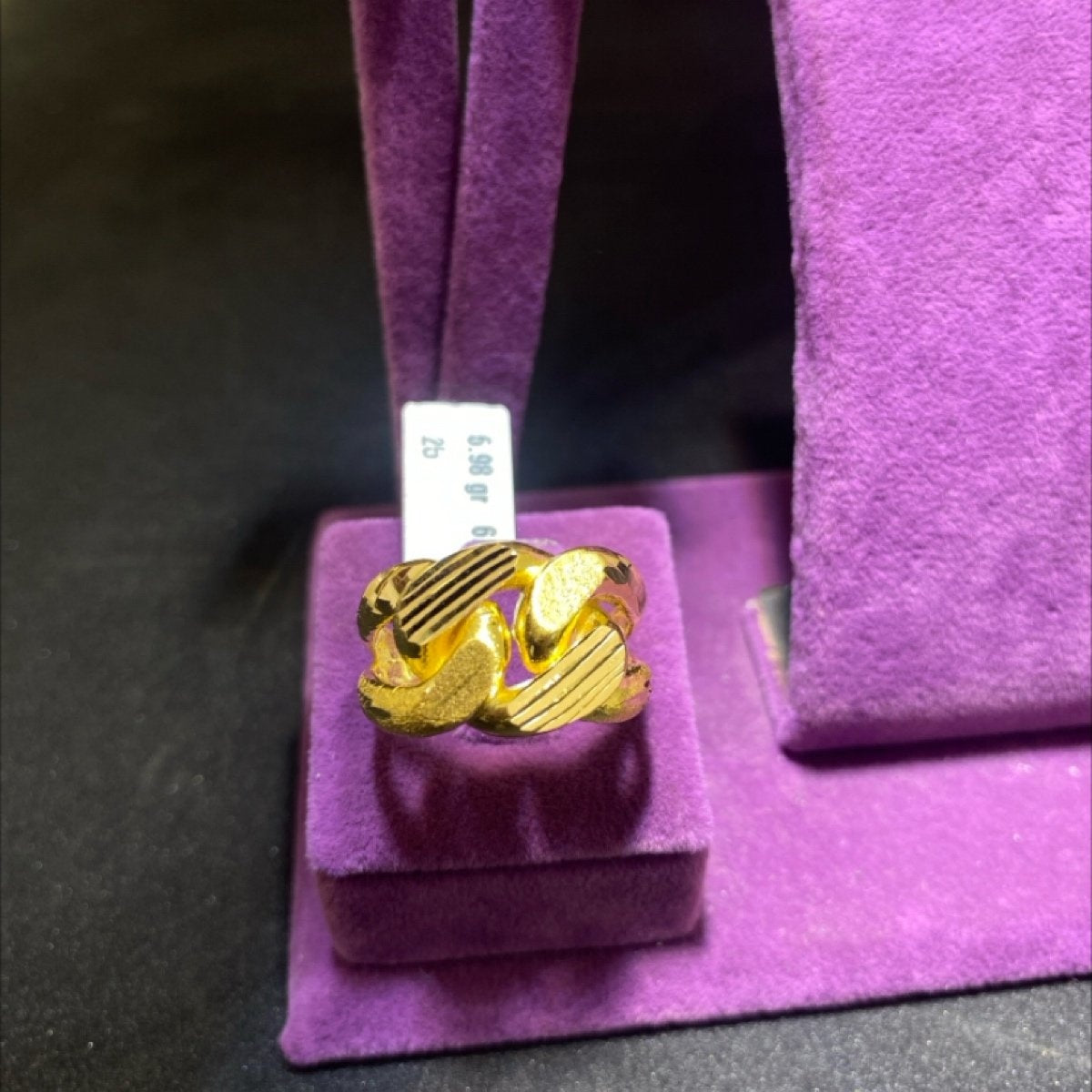 22 Ayar Altın Yüzük Paksoy Gurmet Tasarım 5.98gr 25 Numara Kadın - Y00970