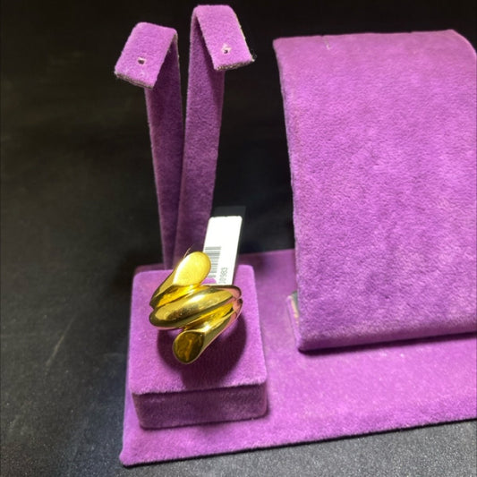 22 Ayar Altın Yüzük Modern Tasarım 5.42gr 17 Numara Kadın - Y00983